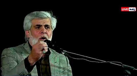 نوحه‌خوانی جانسوز در مراسم یادبود رهبر شهید