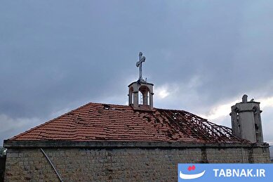 عکس: حمله هوایی اسرائیل به کلیسای مار جرجیس در لبنان