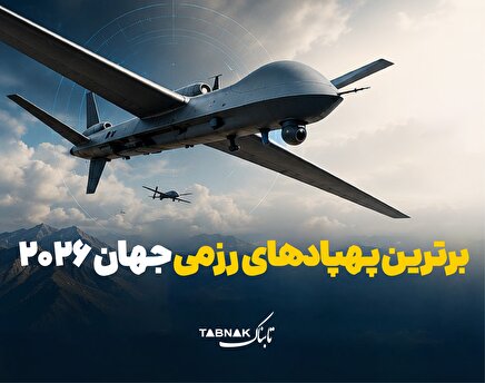 اینفوتابناک | برترین پهپادهای رزمی جهان در سال ۲۰۲۶