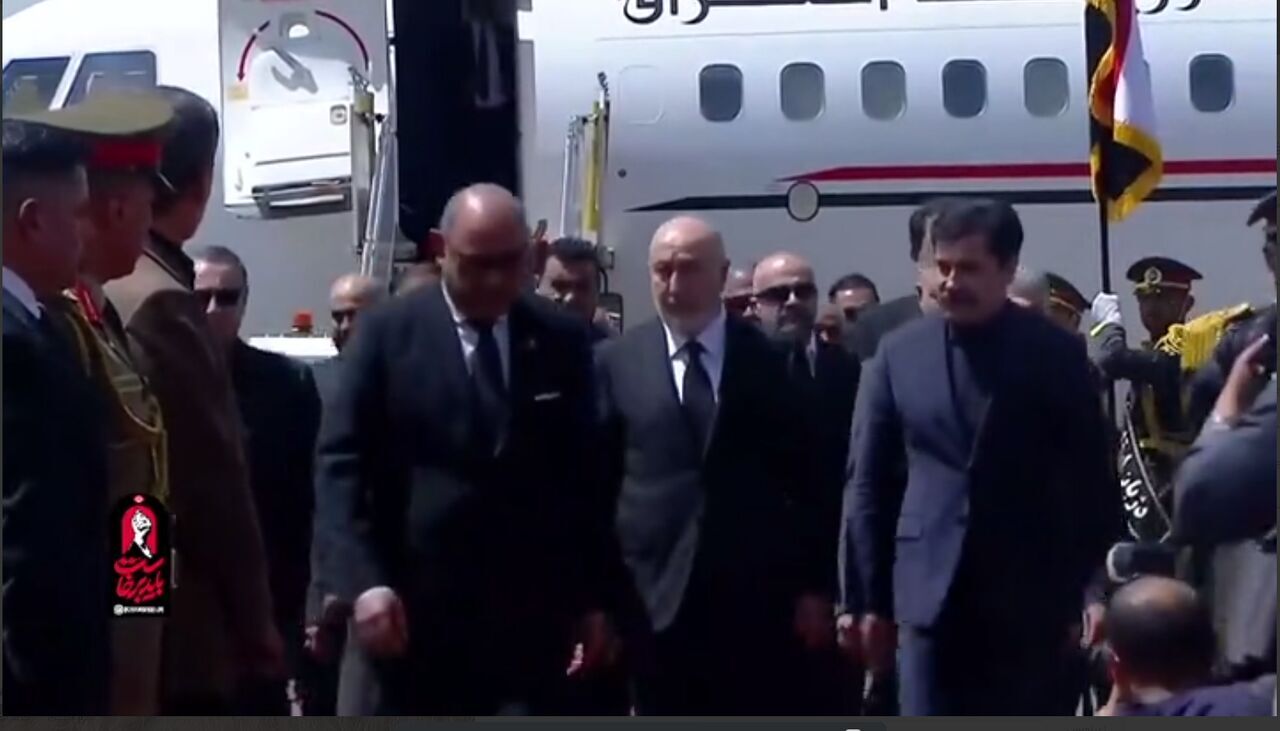 رئیسجمهور عراق وارد تهران شد
