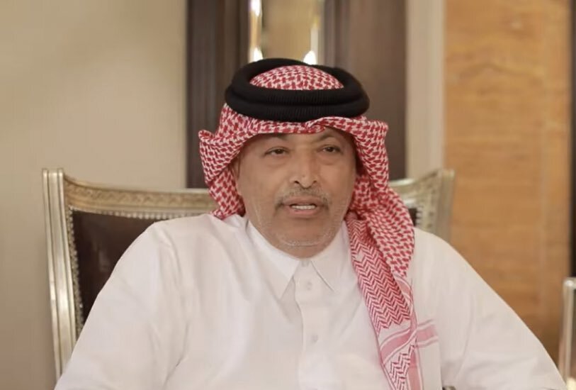 ورود رئیس مجلس قطر به ایران