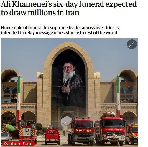 بازتاب گسترده وداع با رهبر شهید در رسانههای بینالمللی بازتاب گسترده وداع با رهبر شهید در رسانههای بینالمللی