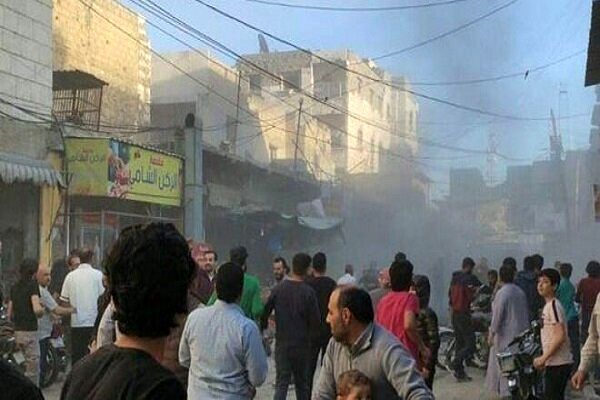 سایه ترور بر سر مکرون؛ ۲ انفجار مهیب در دمشق
