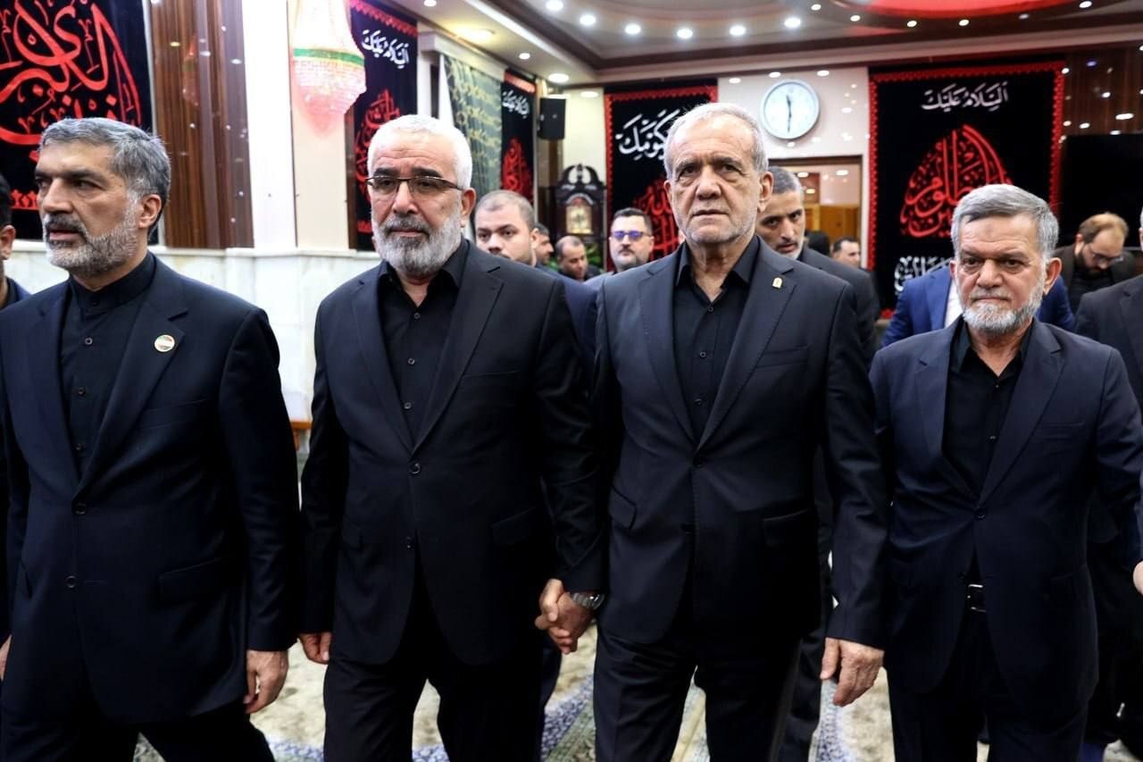 دیدار پزشکیان با تولیت آستان مقدس علوی