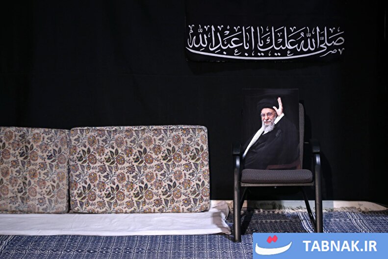 عکس: دومین شب مراسم عزاداری ماه محرم در جوار محل عروج قائد شهید