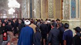 تصاویر صف عظیم ملاقات با رهبر شهید انقلاب