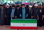 مشهد در وداع با آقای شهید ایران حماسه آفرید/پیکر...