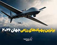 اینفوتابناک | برترین پهپادهای رزمی جهان در سال ۲۰۲۶