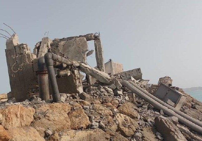 آبشیرینکن جاسک پس از حمله آمریکا آبشیرینکن جاسک پس از حمله آمریکا