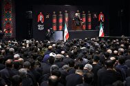 عزاداری شب تاسوعا در جوار محل شهادت رهبر شهید