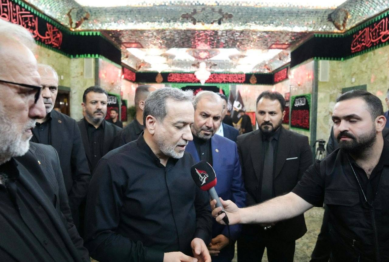 عراقچی میهمان حرم&zwnj;های مطهر در عراق