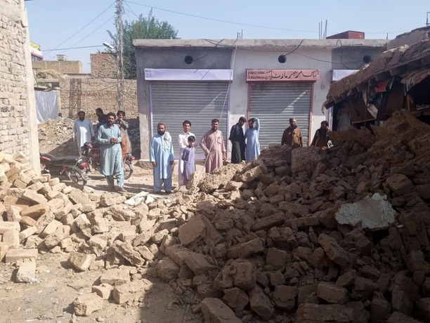 تصاویری از خسارات و تلفات زمین لرزه در پاکستان