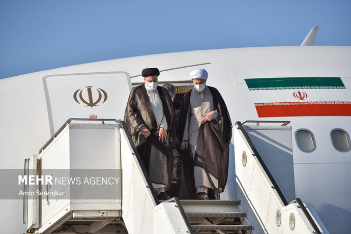 ورود رئیس‌جمهور به شیراز