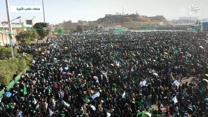 جشن میلیونی و باشکوه میلاد پیامبر(ص) در یمن