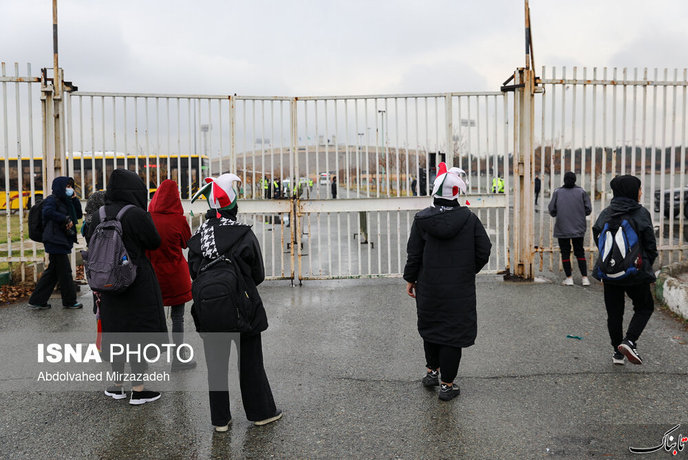 استادیوم آزادی پیش از آغاز دیدار ایران و عراق 8