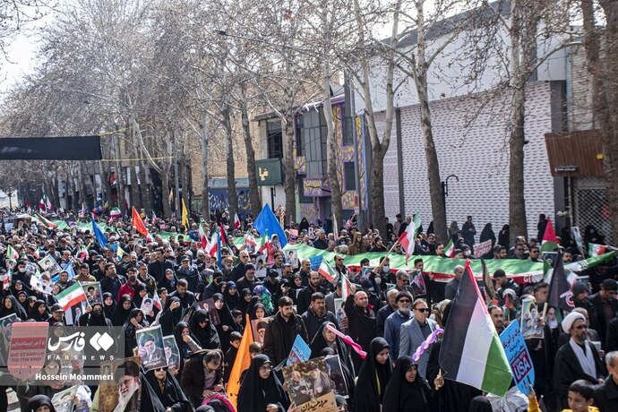 راهپیمایی در بجنورد