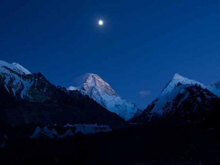 ماه کامل بر فراز کوه K 2
Tommy Heinrich
