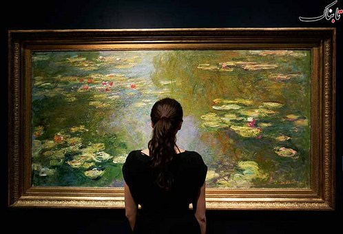 Bassin aux Nymph&eacute;as، کلود مونه 1919، در 24 ژئون 2008 در حراجی کریستی به قیمت 66,212,514 دلار به فروش رسید.