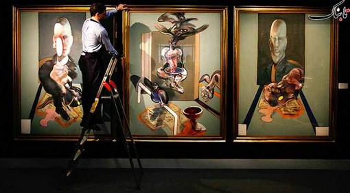 Triptych (نقاشی در سه پرده)، فرانسیس بیکن 1976، در 14 آوریل 2008 در حراجی ساتبی به 85.9 میلیون دلار به فروش رسید. این تابلو توسط رومن آبرامویچ، مالک باشگاه چلسی خریداری شد.