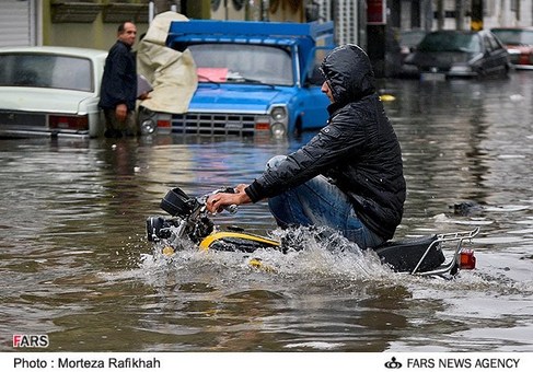 آبگرفتگی و سیلاب در رشت