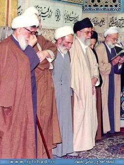 آیت الله امامی کاشانی، مقام معظم رهبری، آیت الله مجتبی تهرانی و آیت الله واعظ طبسی