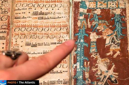 نسخه قدیمی از تقویم مایاها در موزه ای در درسدن آلمان