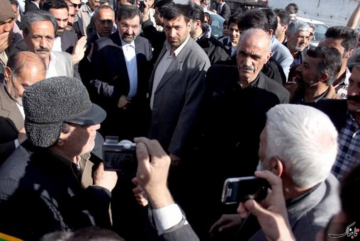 استقبال از دکتر رضایی ورودی شهر اصفهان