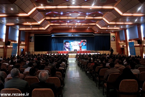  سخنرانی رضایی در همایش اهداف اقتصاد مقاومتی در سمنان