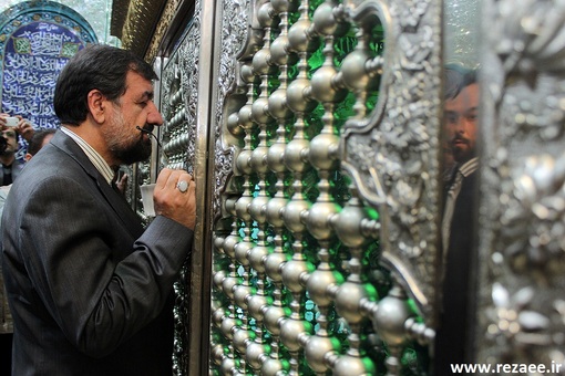 حضور رضایی در گلزار شهدا و نماز جمعه سمنان