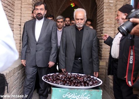 حضور رضایی در گلزار شهدا و نماز جمعه سمنان