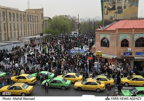 بازار بزرگ تهران در آستانه سال نو،  سه شنبه ۱۵-۱۲-۹۱