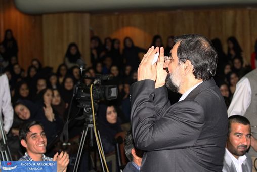حضور دکتر محسن رضایی در سالن آمفی تئاتر دانشگاه شهید باهنر کرمان