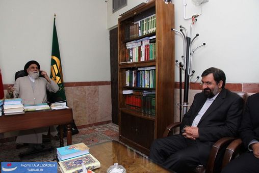 دیدار محسن رضایی با امام جمعه کرمان