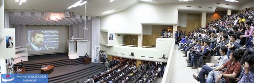 حضور پر شور و استقبال از جلسه پرسش و پاسخ دانشجویان دانشگاه شهید باهنر کرمان با دکتر محسن رضایی