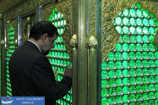 آستان مقدس امامزاده حسین جوپار و زیارت دکتر محسن رضایی