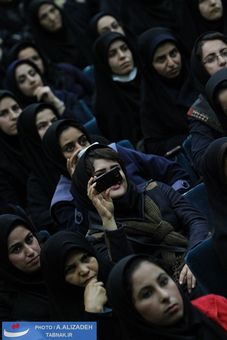 حضور پر شور دانشجویان دانشگاه شیراز در جلسه پرسش و پاسخ با دکتر محسن رضایی