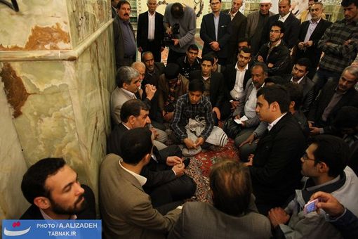 گفت&zwnj;وگوی صمیمی دکتر محسن رضایی با زائران شاه چراغ