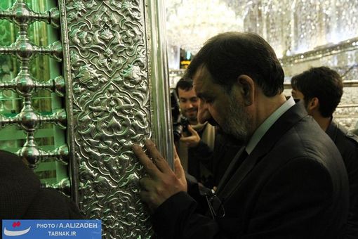 حضور دکتر محسن رضایی در شاه چراغ شیراز