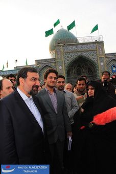 حضور دکتر محسن رضایی در مرقد سیدجلال&zwnj;الدین اشرف در شهرستان آستانه اشرفیه