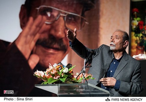 سخنرانی علی نصیریان در مراسم هفتمین روز درگذشت سعدی افشار