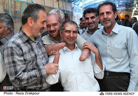 همایش سالیانه رزمندگان گردان تخریب در زرین شهر