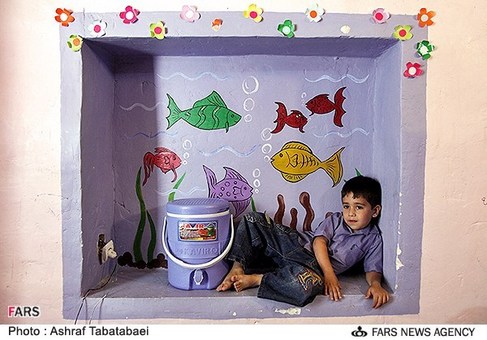 یکی از کلاس های درس خانه علم دروازه غار.