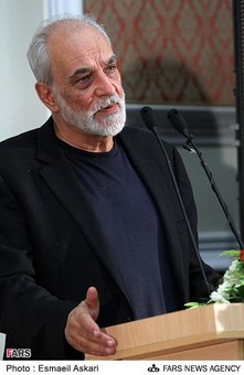 آیدین آغداشلو نقاش و کارشناس هنرهای تجسمی در مراسم افتتاح موزه مکتب کمال الملک و نگارگری تهران
