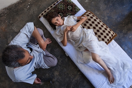 یکی از مجروحان جنگ داخلی سوریه