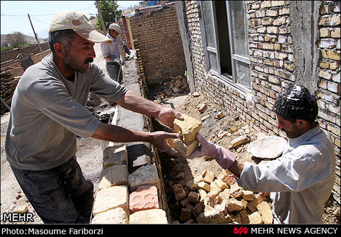بازسازی مناطق زلزله زده ارسباران