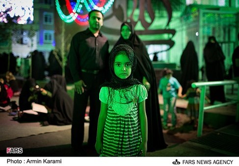 حضور کودکان در مراسم احیا شب قدر ماه مبارک رمضان، مهدیه تهران
