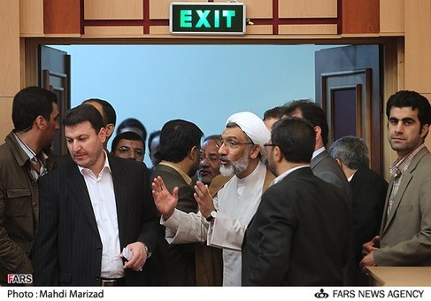 حجت الاسلام پورمحمدی وزیر دادگستری در مراسم تودیع و معارفه رئیس سازمان بازرسی کل کشور