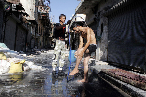 حلب، سوریه: سوریه!
STRINGER/REUTERS
