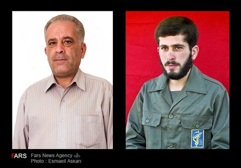 دیروز: رضا بهشتی ، رزمنده ، سال 1362 ، پادگان دوکوهه ، شهر اندیمشک - امروز: رضا بهشتی ، شغل: بازنشسته ، سال 1392، تهران