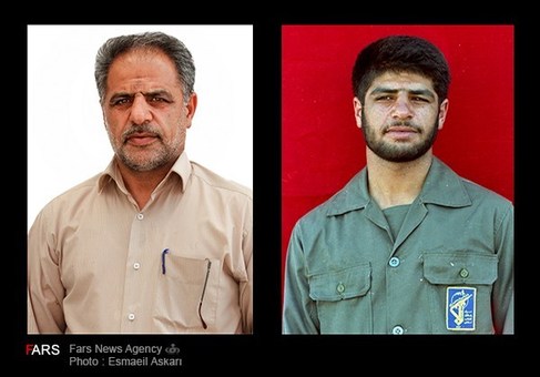 دیروز: داود بهزادی ، رزمنده ، سال 1362 ، پادگان دوکوهه ، شهر اندیمشک - امروز: داود بهزادی ، شغل: بازنشسته ، سال 1392، تهران